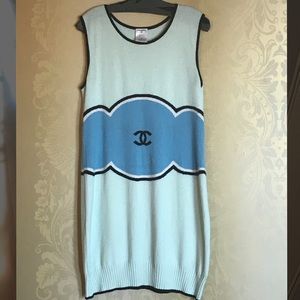 CHANEL Sweater Dress in size L